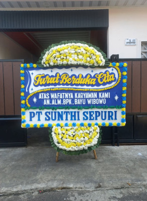 Papan Bunga Duka di Tobelo Utara