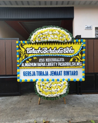 Papan Bunga Duka di Tobelo Utara
